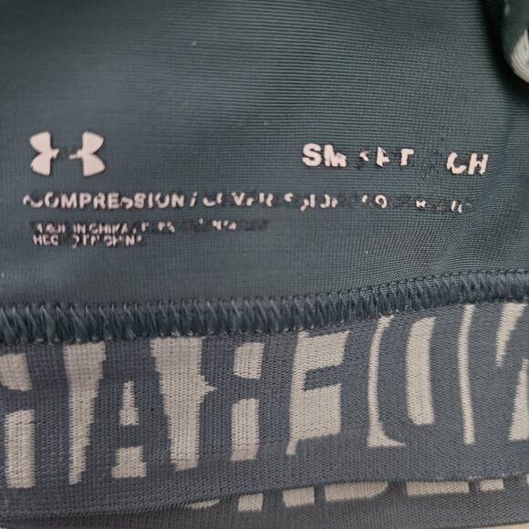 Under Armour Blue Racerback Compression Sports Bra Size Small - Picture 3 of 5